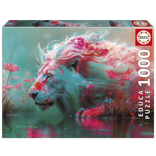 Educa - 1000-teiliges Puzzle für Erwachsene | König der Blumen. Inklusive Fix Puzzle-Kleber. Maße: 68 x 48 cm. Ab 14 Jahren (20235) von Educa
