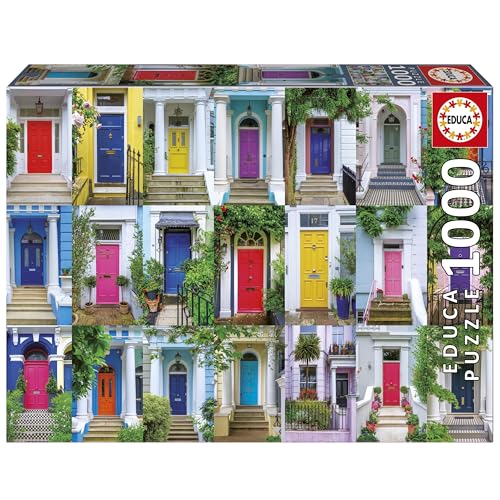 Educa - 1000-teiliges Puzzle für Erwachsene | Tore von Notting Hill. Inklusive Fix Puzzle-Kleber. Maße: 68 x 48 cm. Ab 14 Jahren (20177) von Educa