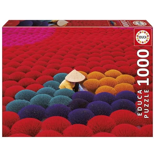 Educa - 1000-teiliges Puzzle für Erwachsene | Weihrauchdorf. Inklusive Fix Puzzle-Kleber. Maße: 68 x 48 cm. Ab 14 Jahren (20282) von Educa