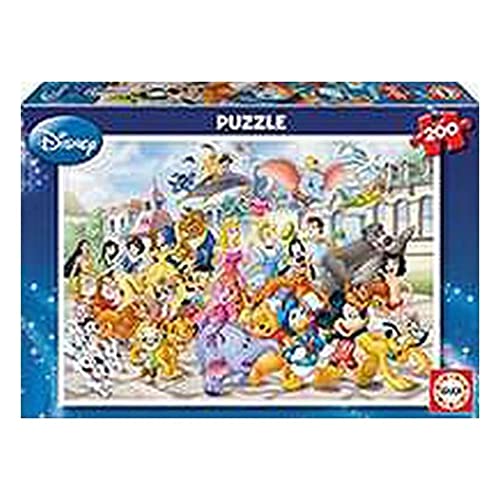 Educa - Puzzle 200 Teile | Disney Parade, 200 Teile Puzzle für Kinder ab 6 Jahren, Disney World (13289) von Educa