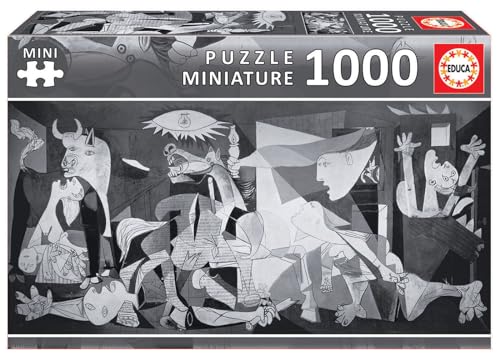 Educa - Puzzle 1000 Teile für Erwachsene | Guernica, 1000 Teile Miniatur Puzzle für Erwachsene und Kinder ab 14 Jahren, Pablo Picasso (14460) von Educa