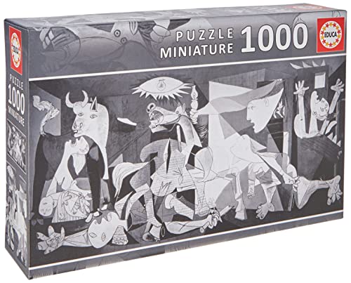 Educa 14460, Guernica, 1000 Teile Miniatur Puzzle für Erwachsene und Kinder ab 10 Jahren, Pablo Picasso von Educa