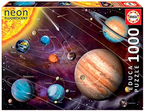 Educa 14461, Sonnensystem, 1000 Teile Puzzle für Erwachsene und Kinder ab 10 Jahren, Universum, Kosmos von Educa