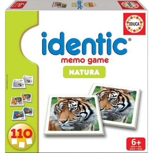 Educa 14783 - Identic Memospiel Natur von Educa