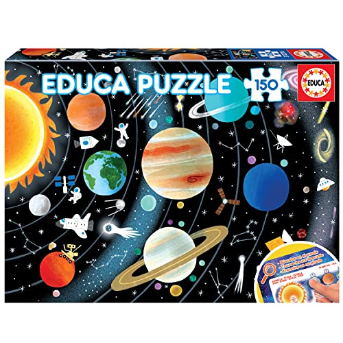 Educa - 150 Teile Puzzle | Sonnensystem. Für Kinder ab 6 Jahren, Weltraum, Kosmos (19584) von Educa