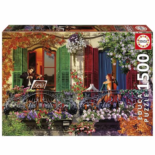 Educa - 1500 Teile Puzzle für Erwachsene | Serenade. Inklusive Fix Puzzle-Kleber. Maße: 85 x 60 cm. Ab 14 Jahren (20257) von Educa