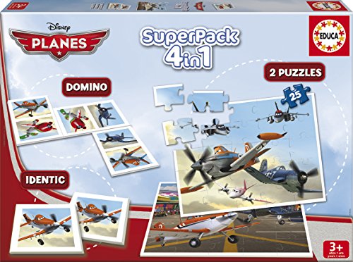 Educa 15780 - Superpack Planes, Legespiel von Educa
