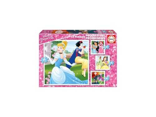Educa - Disney Prinzessinnen, 4in1 Kinderpuzzle mit 12, 16, 20 und 25 Teilen, ab 3 Jahren, Disney Puzzle (17166) Educa - Disney Prinzessinnen, 4in1 Kinderpuzzle mit 12, 16, 20 und 25 Teilen, ab 3 Jahren, Disney Puzzle (17166) von Educa