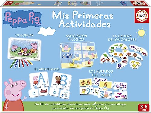 Educa 17249 Mis Primeras Actividades Peppa Pig Wutz Lernspiel für Babys, bunt Educa 17249 Mis Primeras Actividades Peppa Pig Wutz Lernspiel für Babys, bunt von Educa