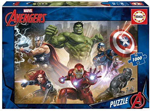 Educa - Puzzle 1000 Teile für Erwachsene | Marvel The Avengers, 1000 Teile Puzzle für Erwachsene und Kinder ab 14 Jahren, Superhelden (17694) von Educa