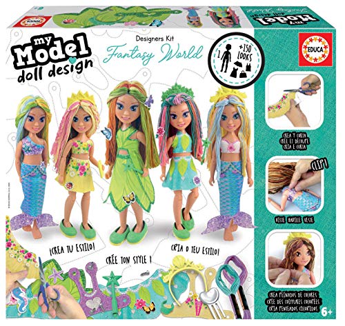Educa 18366, My Model Doll Design Fantasy Puppe, DIY, Puppen selber Machen, Bastelset für Kinder ab 6 Jahren Educa 18366, My Model Doll Design Fantasy Puppe, DIY, Puppen selber Machen, Bastelset für Kinder ab 6 Jahren von Educa
