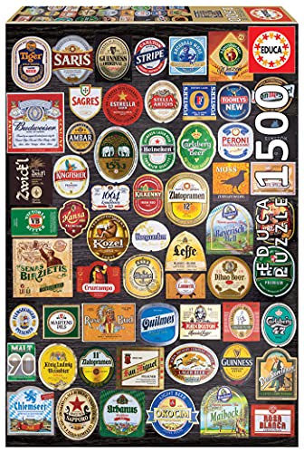 Educa 18463, Welt der Biere, 1500 Teile Puzzle für Erwachsene und Kinder ab 12 Jahren, Dosen, Getränke Educa 18463, Welt der Biere, 1500 Teile Puzzle für Erwachsene und Kinder ab 12 Jahren, Dosen, Getränke von Educa