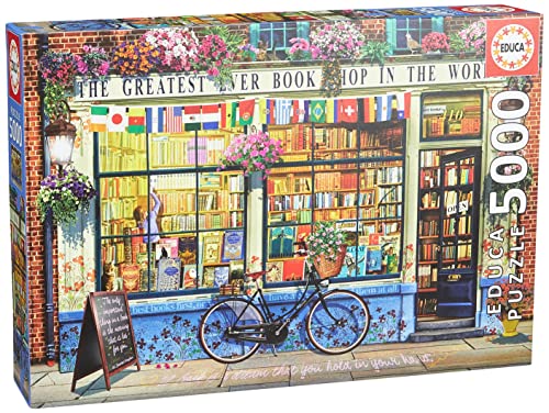 Educa - Puzzle 5000 Teile für Erwachsene | Bücherladen der Welt 5000 Teile Puzzle für Erwachsene und Kinder ab 14 Jahren. Inklusive Ersatzteilservice, Solange der Vorrat reicht (18583) Educa - Puzzle 5000 Teile für Erwachsene | Bücherladen der Welt 5000 Teile Puzzle für Erwachsene und Kinder ab 14 Jahren. Inklusive Ersatzteilservice, Solange der Vorrat reicht (18583) von Educa