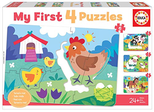 Educa - Mama und Baby, Meine ersten Puzzles für Kinder ab 2 Jahren, Bauernhoftiere, Puzzleset, Tierpuzzle (18899) Educa - Mama und Baby, Meine ersten Puzzles für Kinder ab 2 Jahren, Bauernhoftiere, Puzzleset, Tierpuzzle (18899) von Educa