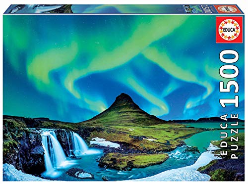 Educa 19041, Polarlichter, 1500 Teile Puzzle für Erwachsene und Kinder ab 12 Jahren, Island, Nordlichter, Landschaft Educa 19041, Polarlichter, 1500 Teile Puzzle für Erwachsene und Kinder ab 12 Jahren, Island, Nordlichter, Landschaft von Educa