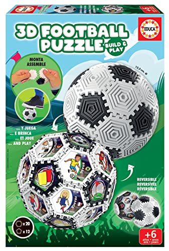 Educa - 3D Fußball Puzzle | Puzzle 3D Ball für Kinder ab 6 Jahren (19210) von Educa