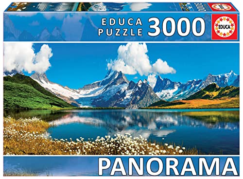 Educa 19283, Bachalpsee, 3000 Teile Panorama Puzzle für Erwachsene und Kinder ab 12 Jahren, Landschaftspuzzle, Natur, Schweiz von Educa