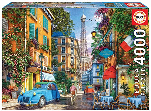Educa - Puzzle 4000 Teile für Erwachsene | Die Altstadt von Paris, 4000 Teile Puzzle für Erwachsene und Kinder ab 14 Jahren, Inklusive Ersatzteilservice, Solange der Vorrat reicht. Frankreich (19284) von Educa