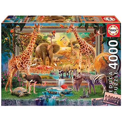 Educa - Puzzle 4000 Teile für Erwachsene | Die Savanne erwacht, 4000 Teile Puzzle für Erwachsene und Kinder ab 14 Jahren, Inklusive Ersatzteilservice, Solange der Vorrat reicht. Tierpuzzle (19285) Educa - Puzzle 4000 Teile für Erwachsene | Die Savanne erwacht, 4000 Teile Puzzle für Erwachsene und Kinder ab 14 Jahren, Inklusive Ersatzteilservice, Solange der Vorrat reicht. Tierpuzzle (19285) von Educa