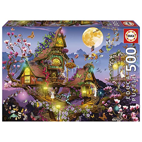 Educa - Puzzle 500 Teile für Erwachsene | Elfenhaus, 500 Teile Puzzle für Erwachsene und Kinder ab 11 Jahren, Fantasy, Märchen, Feen (19554) Educa - Puzzle 500 Teile für Erwachsene | Elfenhaus, 500 Teile Puzzle für Erwachsene und Kinder ab 11 Jahren, Fantasy, Märchen, Feen (19554) von Educa