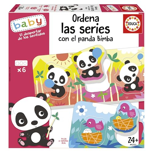 Educa 19713 Panda Sortieren Sie die Serien mit dem Pandabär Bimba von Educa