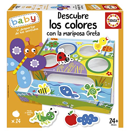 Educa Entdecken Sie die Farben mit dem Greta Butterfly | Lernspiel für Kinder mit bunten Teilen zur Stimulierung der visuellen Wahrnehmung, Auge-Hand-Koordination und kognitiver Entwicklung (19715). Educa Entdecken Sie die Farben mit dem Greta Butterfly | Lernspiel für Kinder mit bunten Teilen zur Stimulierung der visuellen Wahrnehmung, Auge-Hand-Koordination und kognitiver Entwicklung (19715). von Educa