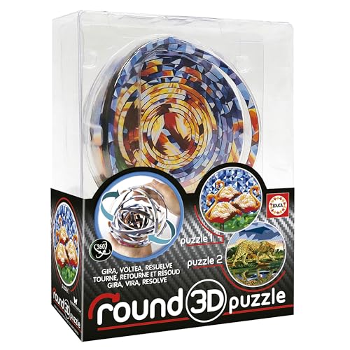 Educa 19986 Elizabeth Sutton Round 3D Puzzle, Vielseitig einsetzbar von Educa