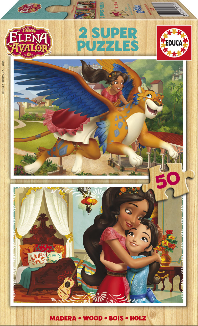 Educa 2 Holzpuzzles - Elena d'Avalor 50 Teile Puzzle Educa-17237 Educa 2 Holzpuzzles - Elena d'Avalor 50 Teile Puzzle Educa-17237 von Educa