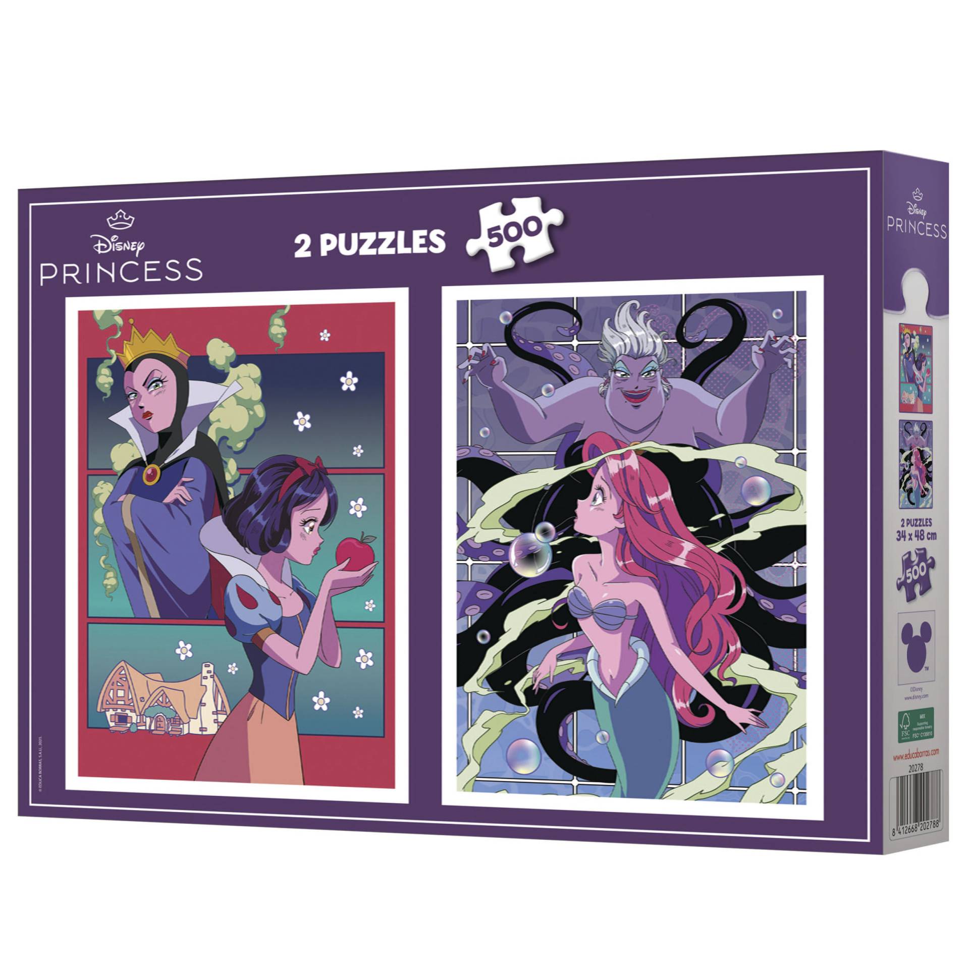Educa 2 Puzzles - Disney Villains & Princess 500 Teile Puzzle Educa-20278 Educa 2 Puzzles - Disney Villains & Princess 500 Teile Puzzle Educa-20278 von Educa