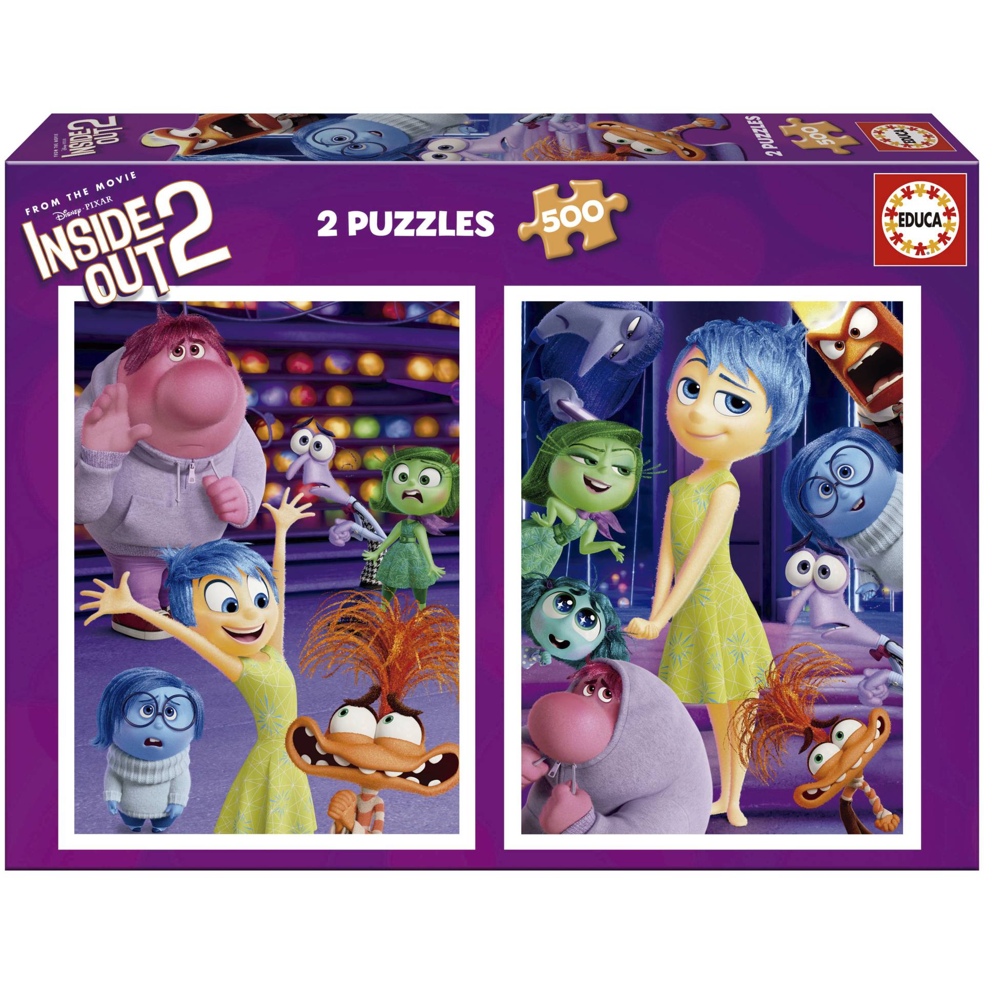 Educa 2 Puzzles - Inside Out 2 500 Teile Puzzle Educa-20101 Educa 2 Puzzles - Inside Out 2 500 Teile Puzzle Educa-20101 von Educa