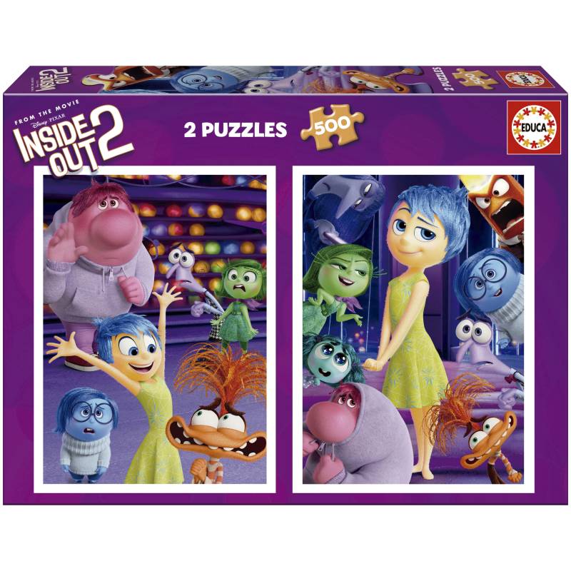 Educa 2 Puzzles - Inside Out 2 500 Teile Puzzle Educa-20101 Educa 2 Puzzles - Inside Out 2 500 Teile Puzzle Educa-20101 von Educa