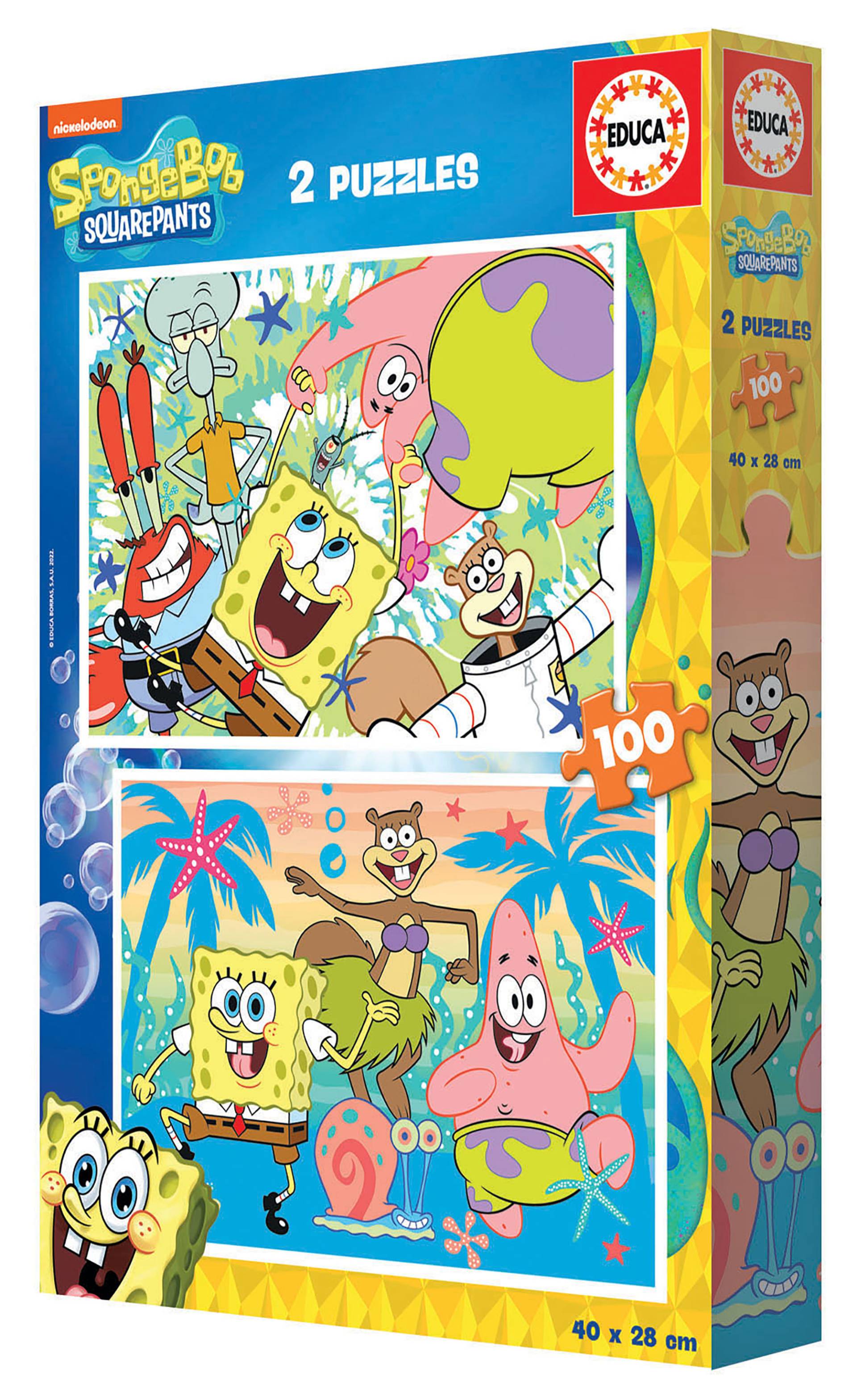 Educa 2 Puzzles - Sponge Bob 100 Teile Puzzle Educa-19389 Educa 2 Puzzles - Sponge Bob 100 Teile Puzzle Educa-19389 von Educa