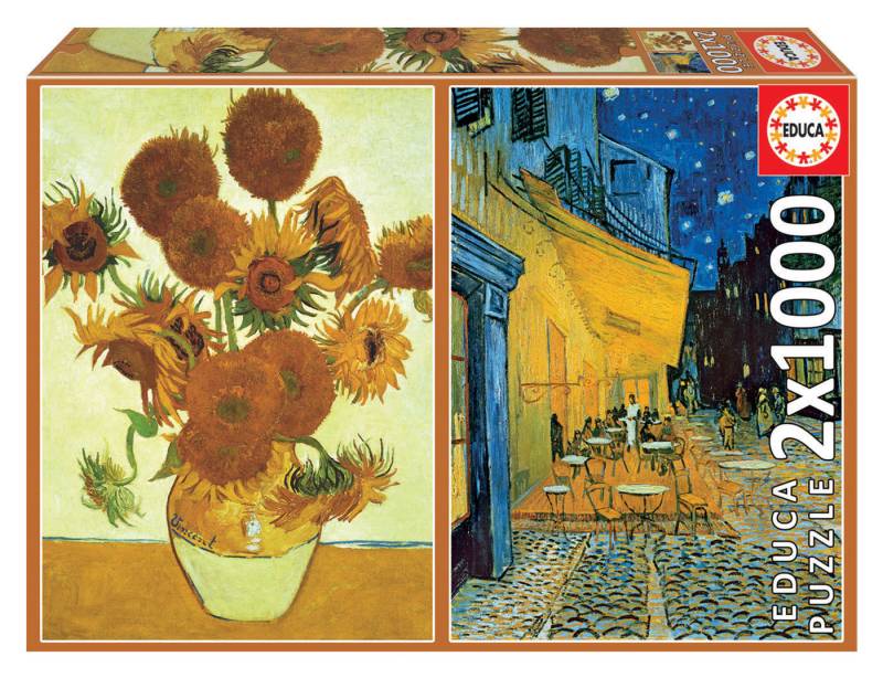 Educa 2 Puzzles - Vincent Van Gogh 1000 Teile Puzzle Educa-18491 Educa 2 Puzzles - Vincent Van Gogh 1000 Teile Puzzle Educa-18491 von Educa