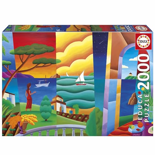 Educa - 2000-teiliges Puzzle für Erwachsene | Penelope Waits, Philip Stanton. Inklusive Fix Puzzle-Kleber. Maße: 96 x 68 cm. Ab 14 Jahren (20268) von Educa