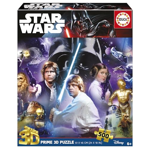 Educa 20052 500 Star Wars Classic 3D Lenticular Puzzle, Verschieden Educa 20052 500 Star Wars Classic 3D Lenticular Puzzle, Verschieden von Educa