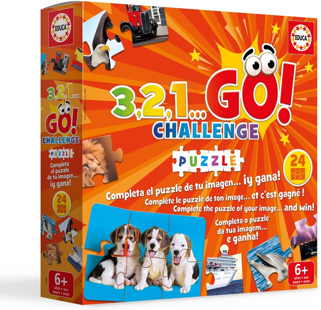 Educa 3,2,1 Go Challenge Puzzle 24 Teile Puzzle Educa-19390 Educa 3,2,1 Go Challenge Puzzle 24 Teile Puzzle Educa-19390 von Educa