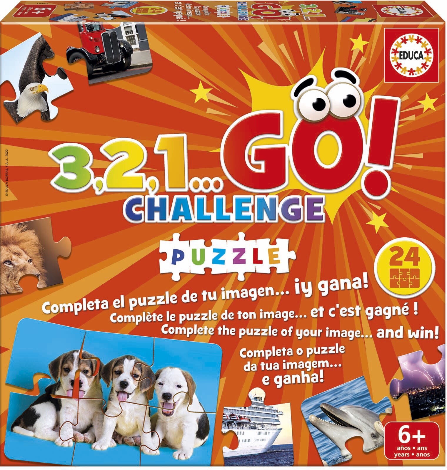 Educa 3,2,1 Go Challenge Puzzle Spiel Educa 3,2,1 Go Challenge Puzzle Spiel von Educa