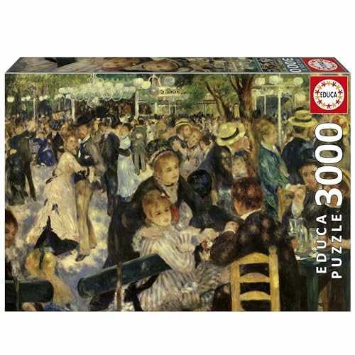 Educa - 3000 Teile Puzzle für Erwachsene | Tanzen Sie im EL Moulin. Beinhaltet den Service für verlorene Teile, Solange der Vorrat reicht. Maße: 120 x 85 cm. Ab 14 Jahren (20311) von Educa