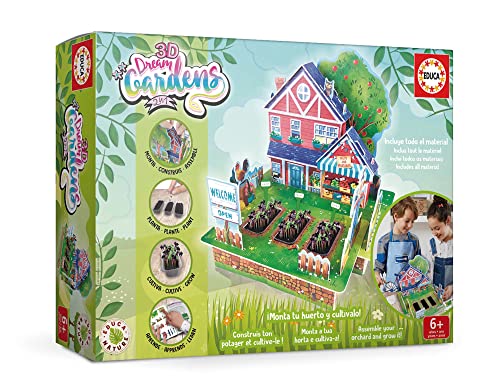 Educa 19470 3D Dream Garden 2-in-1 Gemüsegarten, Verschieden von Educa