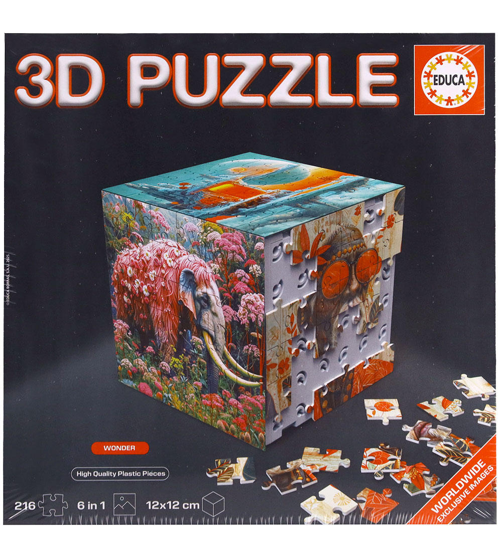 Educa 3D Puzzlespiel - 216 Teile - Würfelwunder - Educa - One Size - Puzzlespiele Educa 3D Puzzlespiel - 216 Teile - Würfelwunder - Educa - One Size - Puzzlespiele von Educa