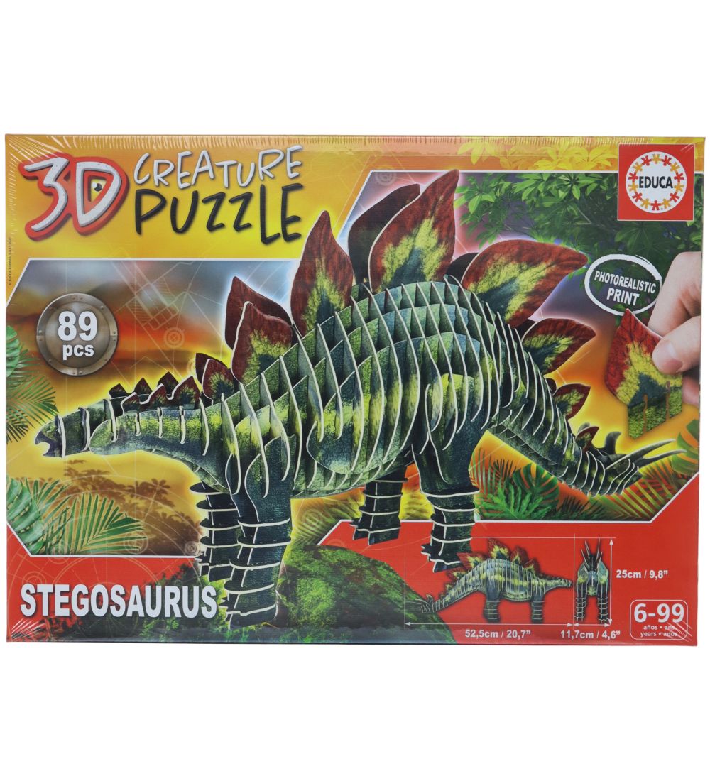 Educa 3D-Puzzlespiel - Stegosaurus - 89 Teile - Educa - One Size - Puzzlespiele Educa 3D-Puzzlespiel - Stegosaurus - 89 Teile - Educa - One Size - Puzzlespiele von Educa