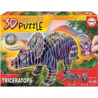 Educa - 3D Triceratops 67 Teile Puzzle von Educa