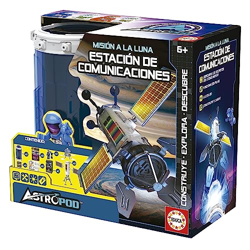 Educa 41348 Astropod Kommunikationsstation, Bauen, Spielen und Lernen Morsecode zu entschlüsseln und die verborgenen Geheimnisse des Weltraums zu entdecken, ab 6 Jahren von Educa