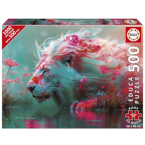 Educa - 500-teiliges Puzzle für Erwachsene | König der Blumen. Inklusive Fix Puzzle-Kleber. Maße: 68 x 48 cm. Ab 11 Jahren (20234) von Educa