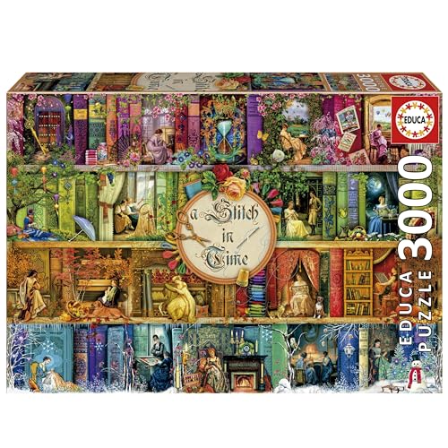 Educa - Puzzle von 3000 Teilen für Erwachsene | A Stitch In Time. Maßnahme: 120 x 85 cm. Es beinhaltet einen verlorenen Service für Aktien. Seit 14 Jahren (19946) von Educa