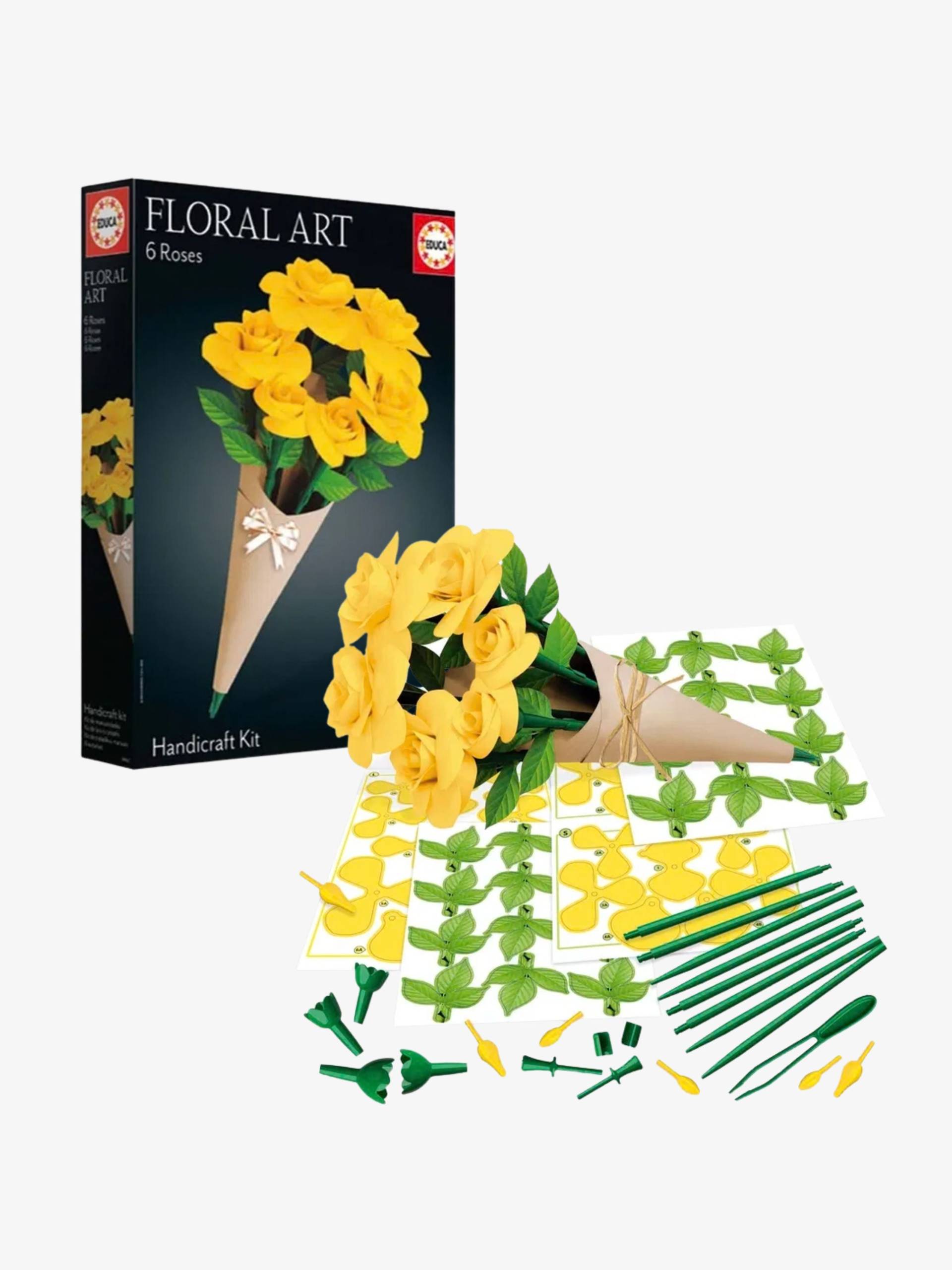 Educa Bastelset Rosen, Gelb von Educa