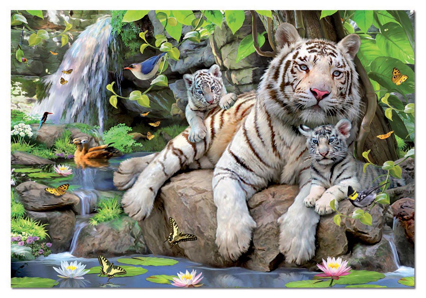 Educa Bengalische Tiger 1000 Teile Puzzle Educa-14808 von Educa