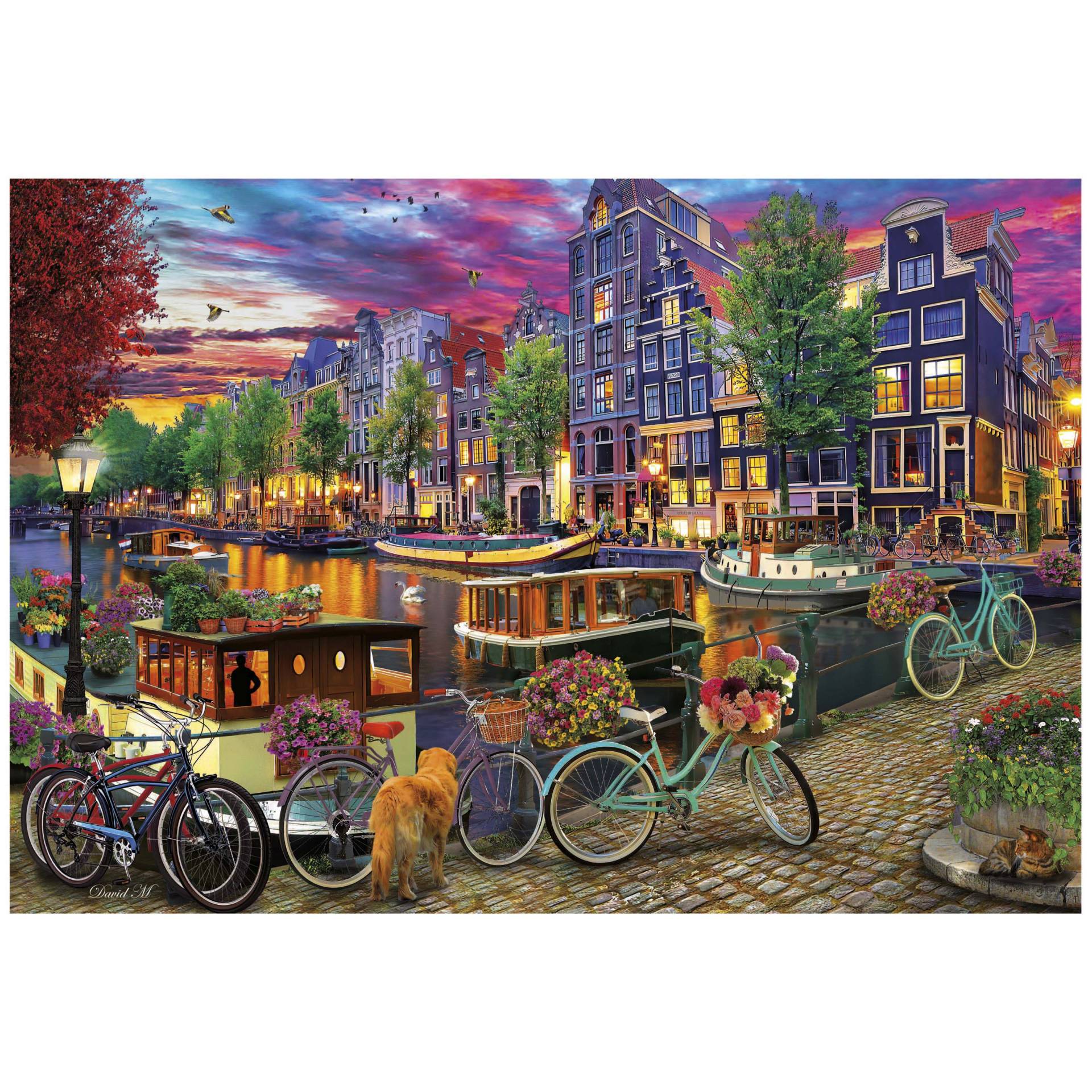 Educa Bicycles in Amsterdam 6000 Teile Puzzle Educa-20330 von Educa