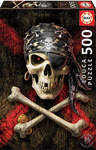 Educa Borras 17964 500 Totenkopf Eines Piraten Puzzle, Mehrfarbig Educa Borras 17964 500 Totenkopf Eines Piraten Puzzle, Mehrfarbig von Educa
