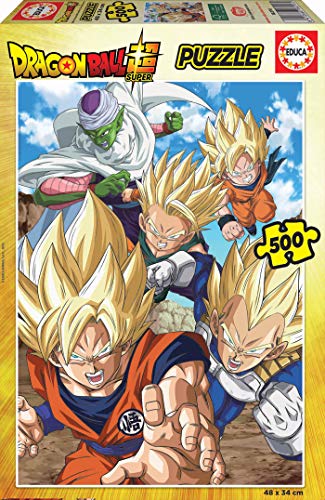 Educa - Puzzle 500 Teile für Erwachsene | Dragon Ball Super, 500 Teile Puzzle für Erwachsene und Kinder ab 11 Jahren, Anime, Dragonball (18216) von Educa